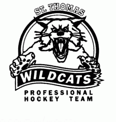 St. Thomas Wildcats 1993-94 hockey logo of the CoHL