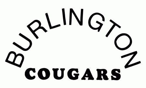 Burlington Cougars 1976-77 hockey logo of the COJHL