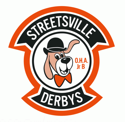 Streetsville Derbys 1983-84 hockey logo of the COJHL