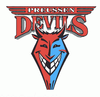 Berlin Preussen Devils 1995-96 hockey logo of the DEL