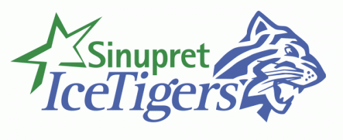 Nuermberg Sinupret Ice Tigers 2008-09 hockey logo of the DEL