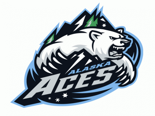 Alaska Aces 2008-09 hockey logo of the ECHL