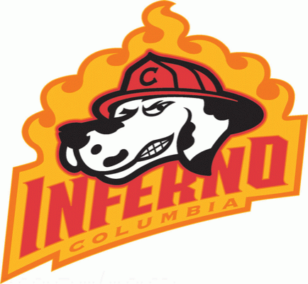 Columbia Inferno 2003-04 hockey logo of the ECHL