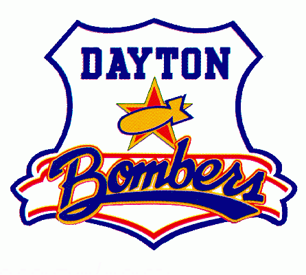 Dayton Bombers 1994-95 hockey logo of the ECHL