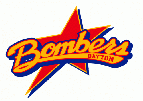 Dayton Bombers 1997-98 hockey logo of the ECHL