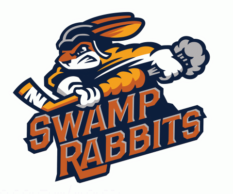 Greenville Swamp Rabbits 2015-16 hockey logo of the ECHL