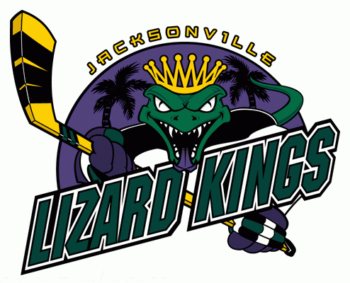 Jacksonville Lizard Kings 1998-99 hockey logo of the ECHL