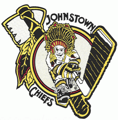 Johnstown Chiefs 1996-97 hockey logo of the ECHL