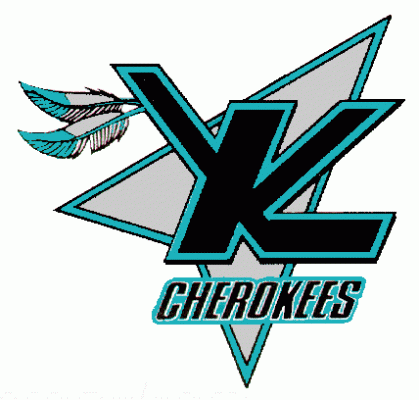 Knoxville Cherokees 1994-95 hockey logo of the ECHL