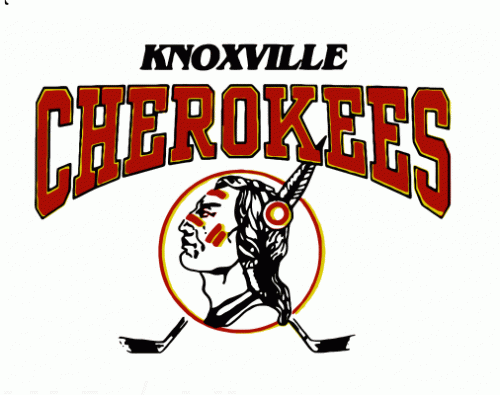 Knoxville Cherokees 1993-94 hockey logo of the ECHL