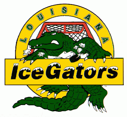 Louisiana IceGators 1995-96 hockey logo of the ECHL