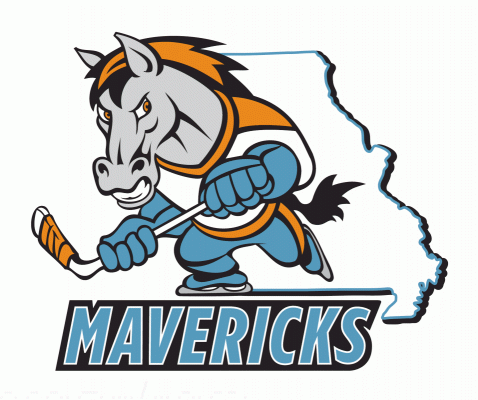Missouri Mavericks 2014-15 hockey logo of the ECHL