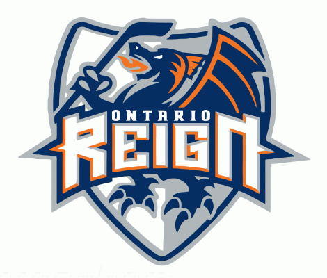 Ontario Reign 2008-09 hockey logo of the ECHL