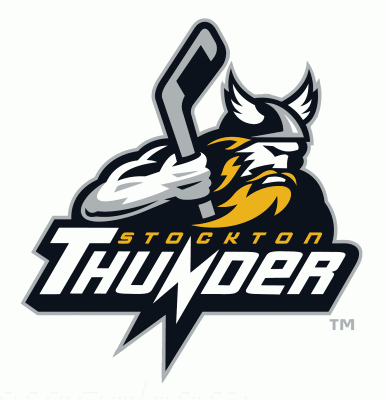 Stockton Thunder 2008-09 hockey logo of the ECHL