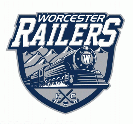 Worcester Railers 2017-18 hockey logo of the ECHL