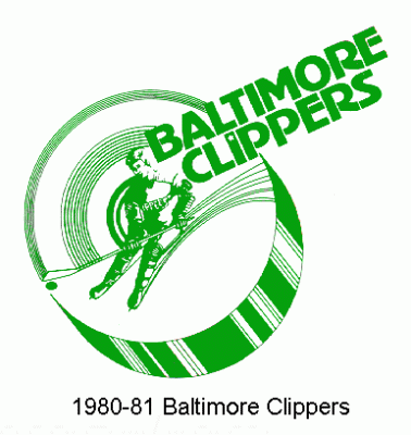 Baltimore Clippers 1980-81 hockey logo of the EHL