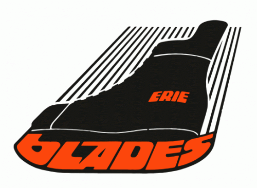 Erie Blades 1979-80 hockey logo of the EHL