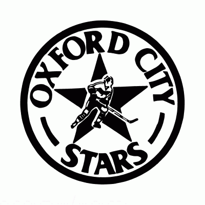 Oxford City Stars 1991-92 hockey logo of the EngL