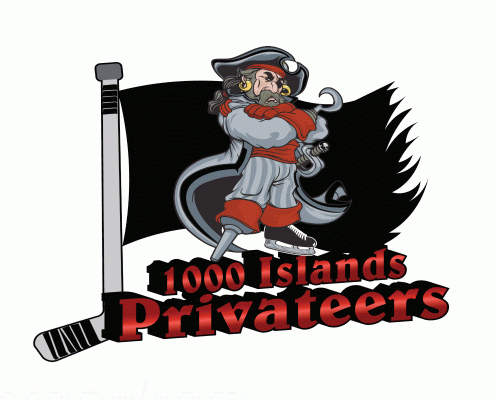 1000 Islands Privateers 2010-11 hockey logo of the FHL