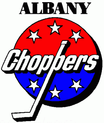 Albany Choppers 1990-91 hockey logo of the IHL