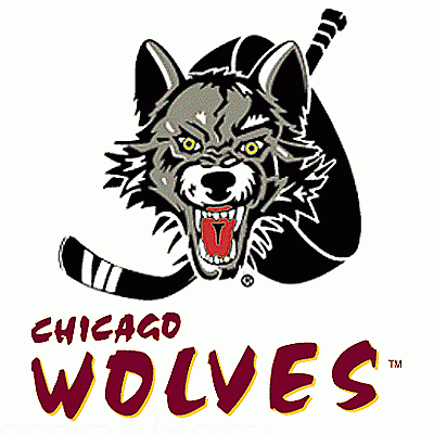 Chicago Wolves 2000-01 hockey logo of the IHL