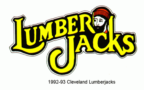Cleveland Lumberjacks 1992-93 hockey logo of the IHL