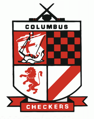 Columbus Checkers 1969-70 hockey logo of the IHL