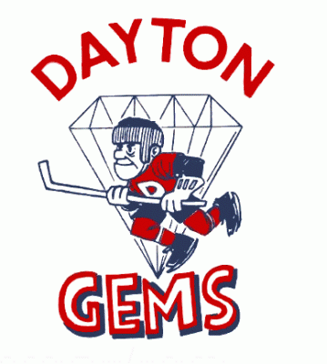 Dayton Gems 1967-68 hockey logo of the IHL