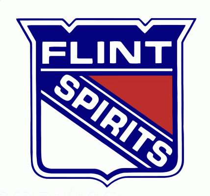 Flint Spirits 1989-90 hockey logo of the IHL