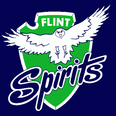 Flint Spirits 1988-89 hockey logo of the IHL