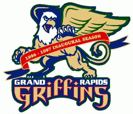 Grand Rapids Griffins 1996-97 hockey logo of the IHL