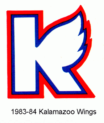 Kalamazoo Wings 1983-84 hockey logo of the IHL