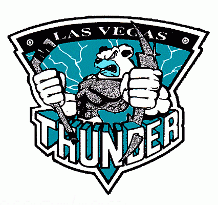 Las Vegas Thunder 1998-99 hockey logo of the IHL