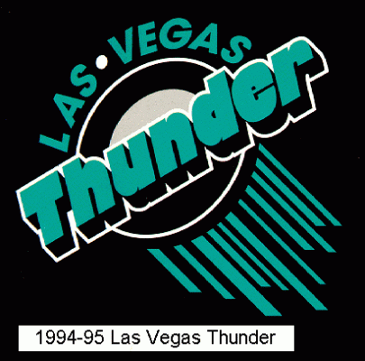 Las Vegas Thunder 1994-95 hockey logo of the IHL