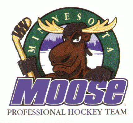 Minnesota Moose 1994-95 hockey logo of the IHL