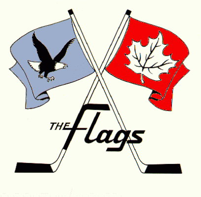 Port Huron Flags 1970-71 hockey logo of the IHL