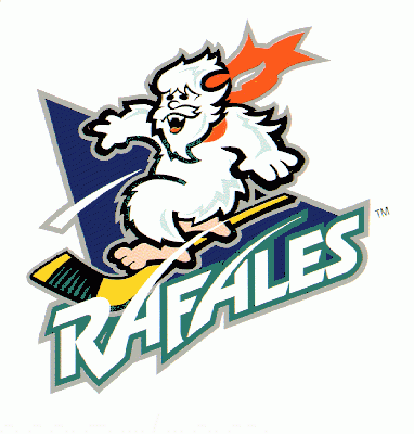Quebec Rafales 1996-97 hockey logo of the IHL