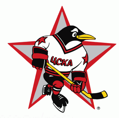 Russian Penguins 1993-94 hockey logo of the IHL
