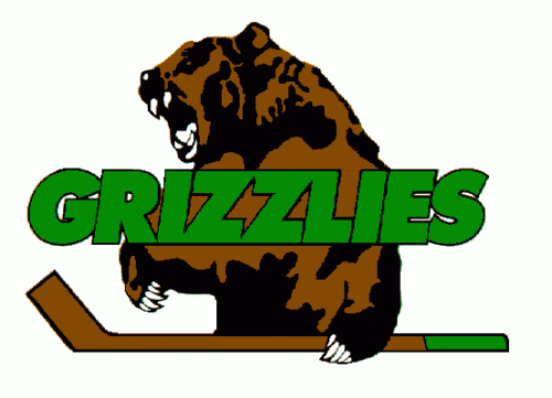 Utah Grizzlies 1997-98 hockey logo of the IHL