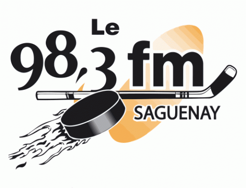 Saguenay 98.3-FM 2008-09 hockey logo of the LNAH