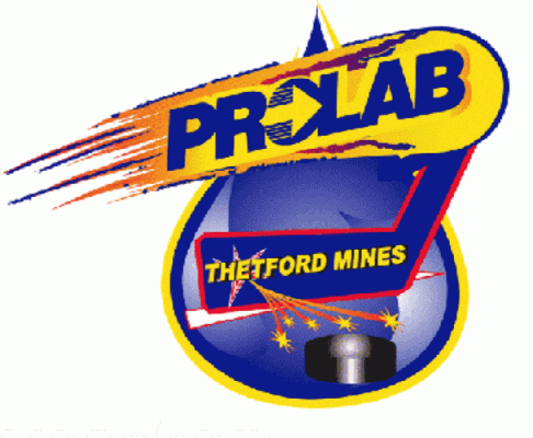 Thetford Mines Prolab 2004-05 hockey logo of the LNAH