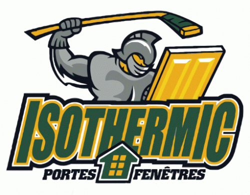 Thetford Mines Isothermic 2007-08 hockey logo of the LNAH