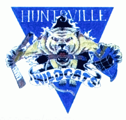 Huntsville Wildcats 1997-98 hockey logo of the MetJHL
