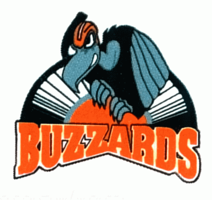 Port Hope Buzzards 1997-98 hockey logo of the MetJHL