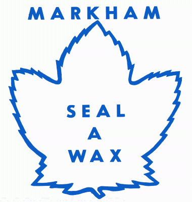 Markham Seal-A-Wax 1967-68 hockey logo of the MJBHL