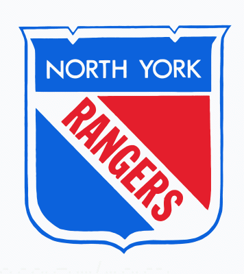 North York Rangers 1967-68 hockey logo of the MJBHL