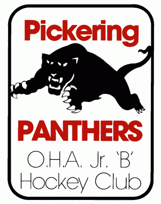 Pickering Panthers 1980-81 hockey logo of the MJBHL