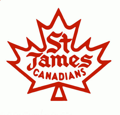St. James Canadians 1991-92 hockey logo of the MJHL