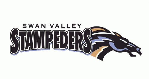 Swan Valley Stampeders 2012-13 hockey logo of the MJHL