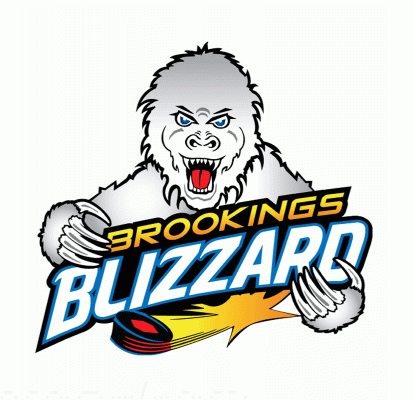 Brookings Blizzard 2012-13 hockey logo of the NAHL
